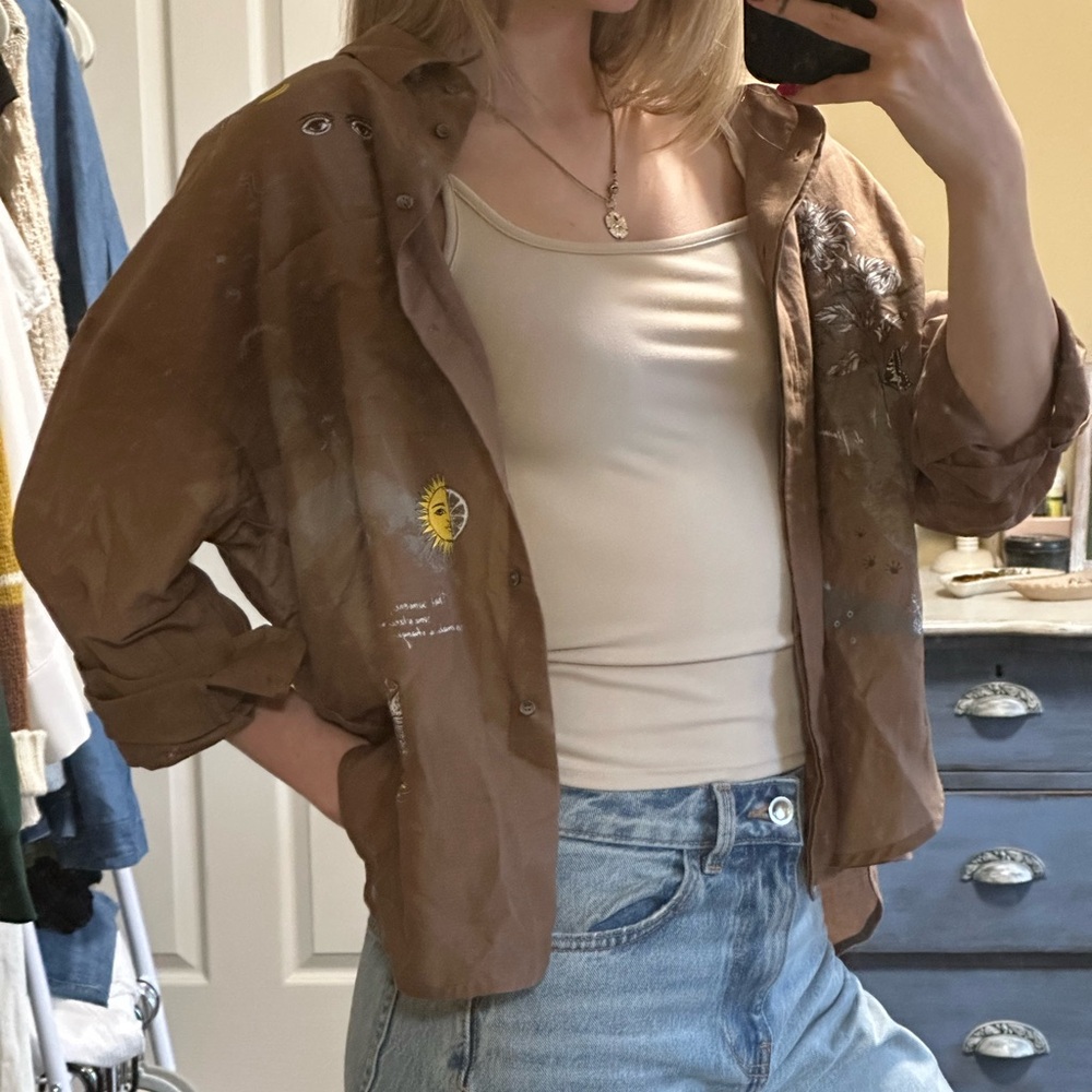 FZ Studio EU Button Down w/ Beautiful Art